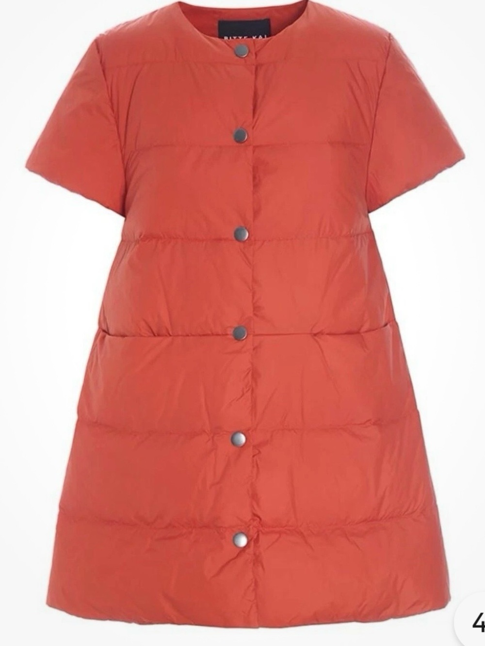Bitte Kai Rand Down Puffer Vest Coat Red XL new
